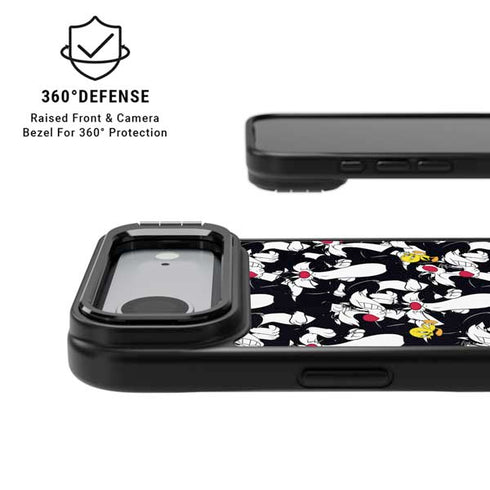 Looney Tunes Sylvester and Tweety Super Sized iPhone 17 Air Kickstand Case
