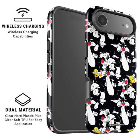 Looney Tunes Sylvester and Tweety Super Sized iPhone 17 Air Magsafe Impact Case