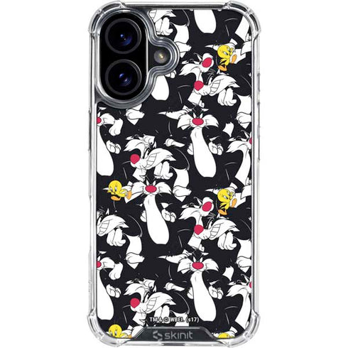 Looney Tunes Sylvester and Tweety Super Sized iPhone 17 Clear Case