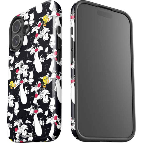 Looney Tunes Sylvester and Tweety Super Sized iPhone 17 Impact Case