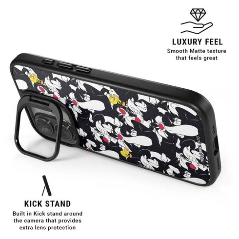 Looney Tunes Sylvester and Tweety Super Sized iPhone 17 Kickstand Case