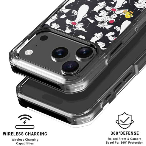 Looney Tunes Sylvester and Tweety Super Sized iPhone 17 Pro MagSafe Case
