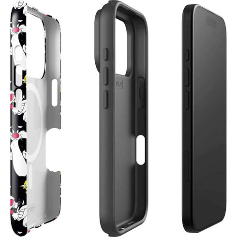 Looney Tunes Sylvester and Tweety Super Sized iPhone 17 Pro Magsafe Impact Case