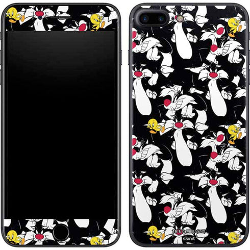 Looney Tunes Sylvester and Tweety Super Sized iPhone 7 Plus Skin