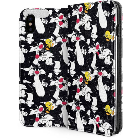 Looney Tunes Sylvester and Tweety Super Sized iPhone 8 Folio Case