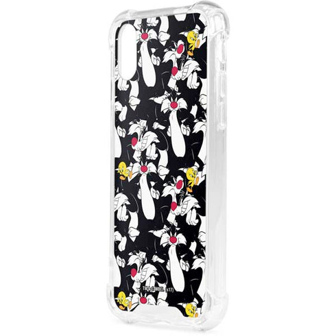 Looney Tunes Sylvester and Tweety Super Sized iPhone XS Clear Case