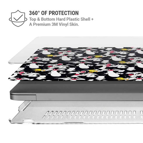 Looney Tunes Sylvester and Tweety Super Sized MacBook Pro 14in (2021-24) Case plus Skin