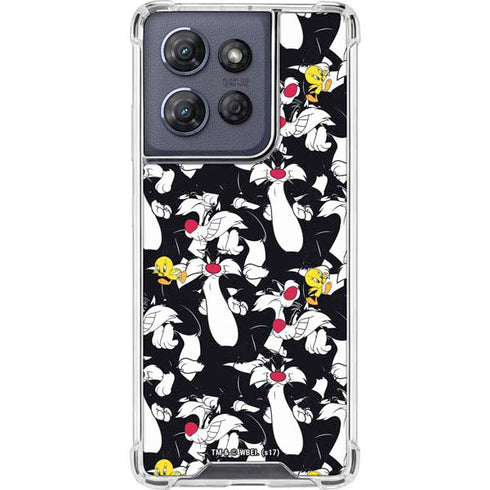 Looney Tunes Sylvester and Tweety Super Sized Moto G Stylus 5G (2025) Clear Case