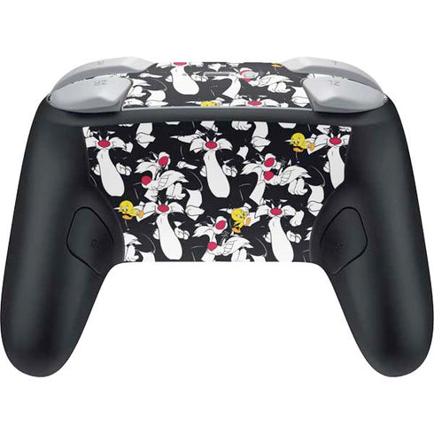 Looney Tunes Sylvester and Tweety Super Sized Nintendo Switch 2 (2025) Pro Controller Skin