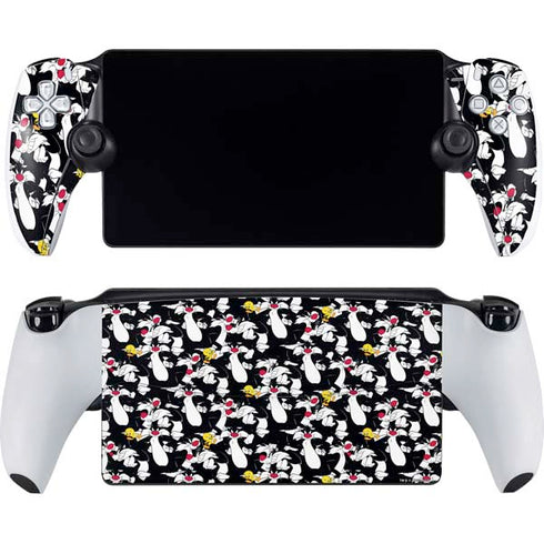 Looney Tunes Sylvester and Tweety Super Sized PlayStation Portal Remote Player Skin