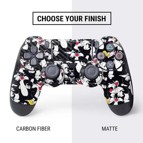 Looney Tunes Sylvester and Tweety Super Sized PS4 Controller Skin