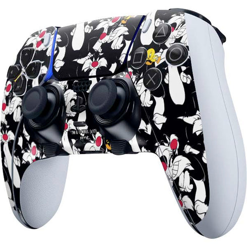 Looney Tunes Sylvester and Tweety Super Sized PS5 DualSense Edge Pro Controller Skin