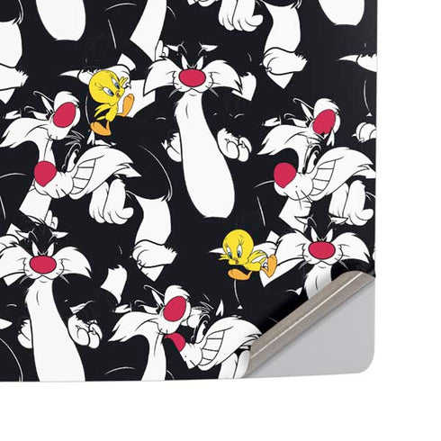 Looney Tunes Sylvester and Tweety Super Sized PS5 Pro Disk Console Skin