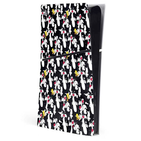 Looney Tunes Sylvester and Tweety Super Sized PlayStation PS5 Skins