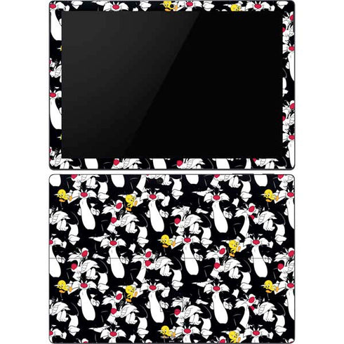 Looney Tunes Sylvester and Tweety Super Sized Surface Pro 6 Skin