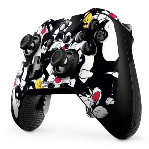 Looney Tunes Sylvester and Tweety Super Sized Xbox One Elite Controller Skin