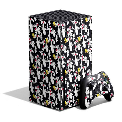 Looney Tunes Sylvester and Tweety Super Sized Xbox Series X Bundle Skin