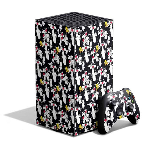 Looney Tunes Sylvester and Tweety Super Sized XBox Series X Digital Edition Bundle Skin
