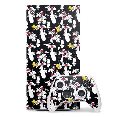 Looney Tunes Sylvester and Tweety Super Sized Xbox Series X Skins