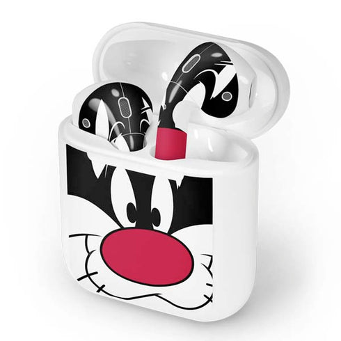 Looney Tunes Sylvester Apple AirPods Skin
