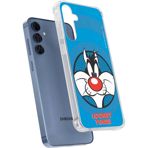 Looney Tunes Sylvester Full Galaxy A35 5G Clear Case