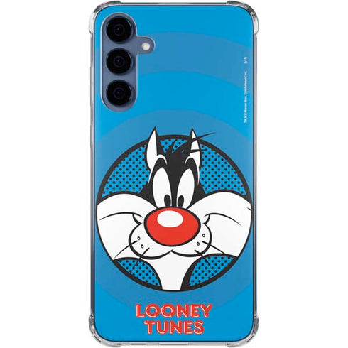 Looney Tunes Sylvester Full Galaxy A55 5G Clear Case