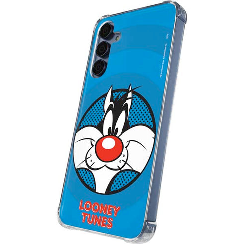 Looney Tunes Sylvester Full Galaxy A55 5G Clear Case