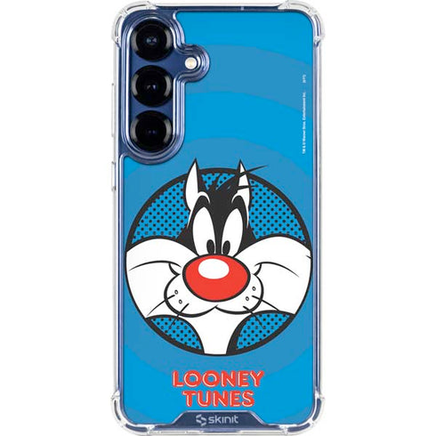 Looney Tunes Sylvester Full Galaxy S25 Clear Case