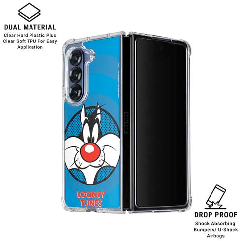 Looney Tunes Sylvester Full Galaxy Z Fold6 Clear Case