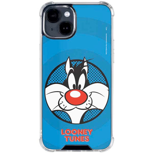 Looney Tunes Sylvester Full iPhone 15 Clear Case