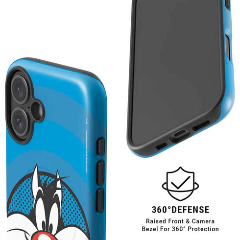 Looney Tunes Sylvester Full iPhone 16 Magsafe Impact Case