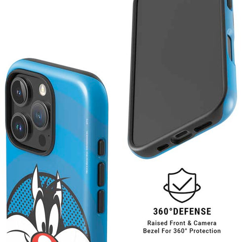 Looney Tunes Sylvester Full iPhone 16 Pro Magsafe Impact Case
