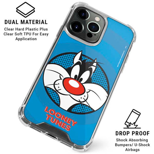 Looney Tunes Sylvester Full iPhone 16 Pro Max Clear Case