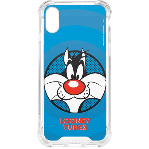 Looney Tunes Sylvester Full iPhone XS Clear Case