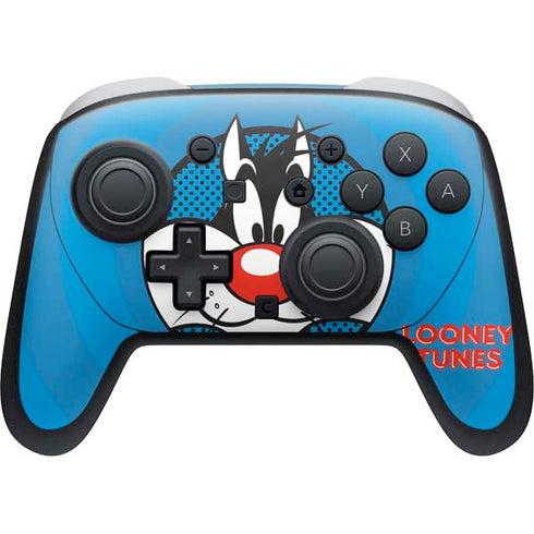 Looney Tunes Sylvester Full Nintendo Switch 2 (2025) Pro Controller Skin