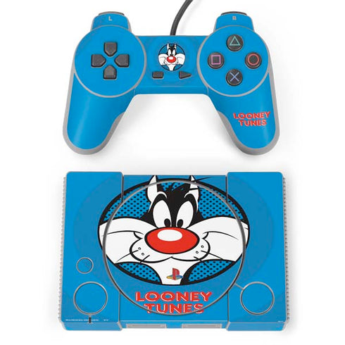 Looney Tunes Sylvester Full PlayStation Classic Bundle Skin