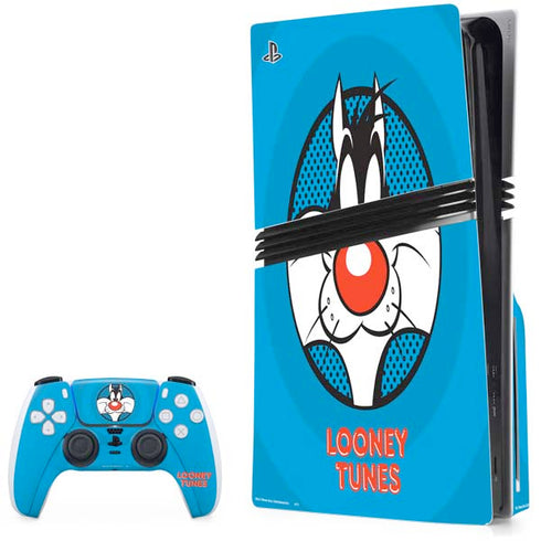 Looney Tunes Sylvester Full PS5 Pro Disk Bundle Skin