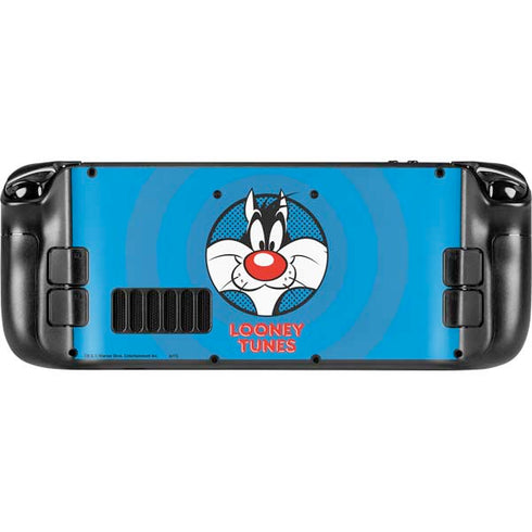 Looney Tunes Sylvester Full Steam Deck Handheld Gaming Computer OLED Skin