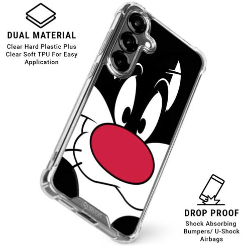 Looney Tunes Sylvester Galaxy S26 Plus Clear Case