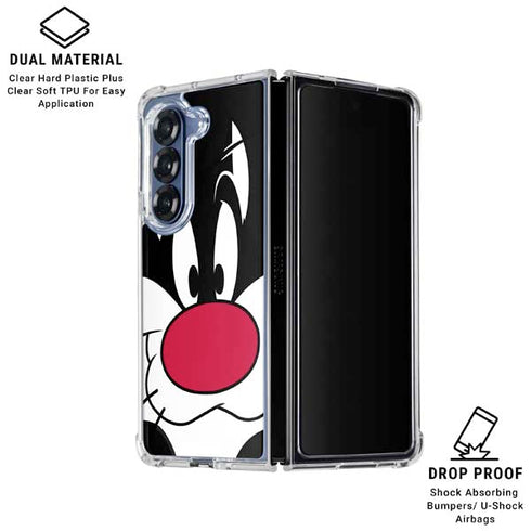 Looney Tunes Sylvester Galaxy Z Fold6 Clear Case