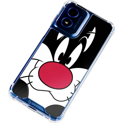Looney Tunes Sylvester Moto G Play 4G (2024) Clear Case