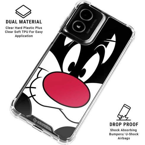 Looney Tunes Sylvester Moto G Power 5G (2024) Clear Case