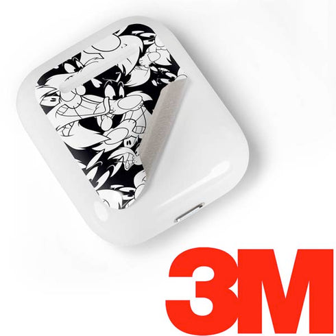 Looney Tunes Sylvester Super Sized Pattern Apple AirPods Skin
