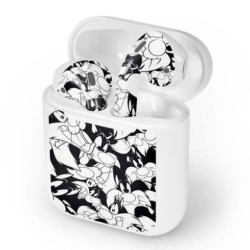 Looney Tunes Sylvester Super Sized Pattern Apple AirPods Skin