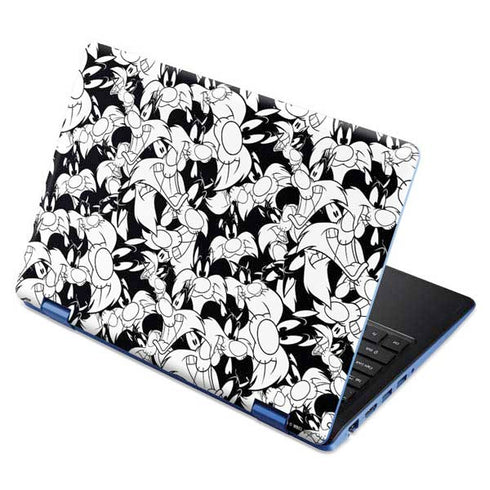 Looney Tunes Sylvester Super Sized Pattern Aspire R11 11.6in Skin