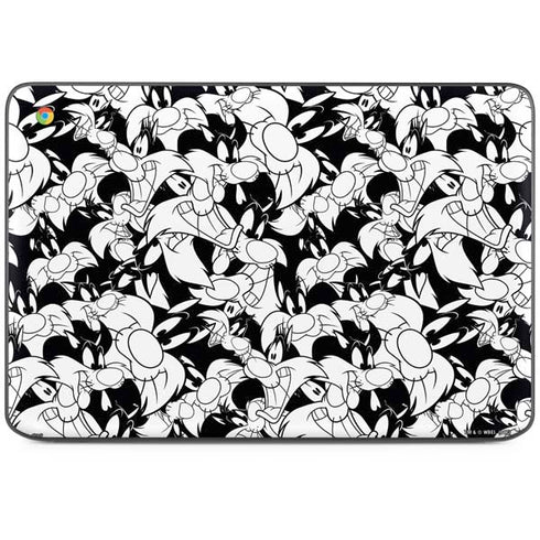 Looney Tunes Sylvester Super Sized Pattern HP Chromebook Skin