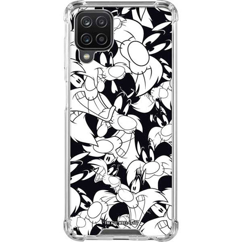 Looney Tunes Sylvester Super Sized Pattern Galaxy Cases