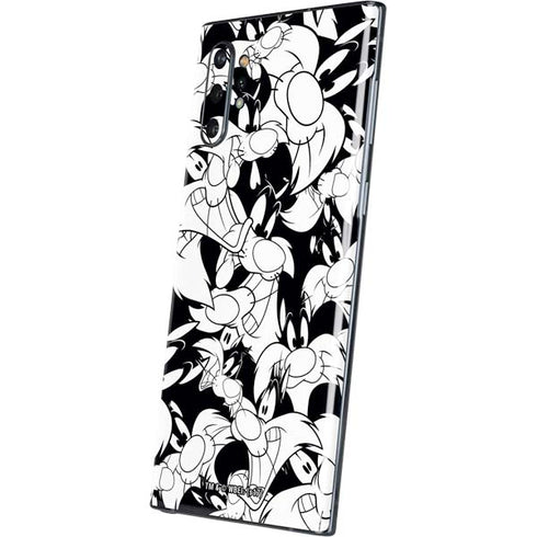 Looney Tunes Sylvester Super Sized Pattern Galaxy Note 10 Plus Skin