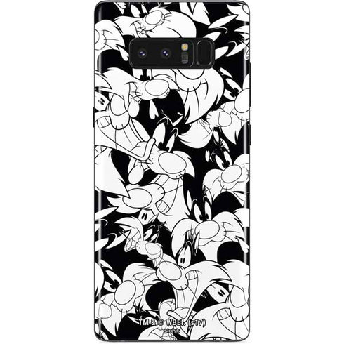 Looney Tunes Sylvester Super Sized Pattern Galaxy Note 8 Skin
