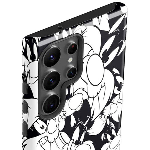 Looney Tunes Sylvester Super Sized Pattern Galaxy S23 Ultra Pro Case